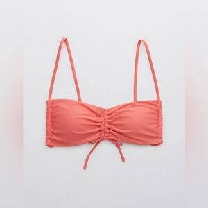 Aerie Ruched Bandeau Bikini Top